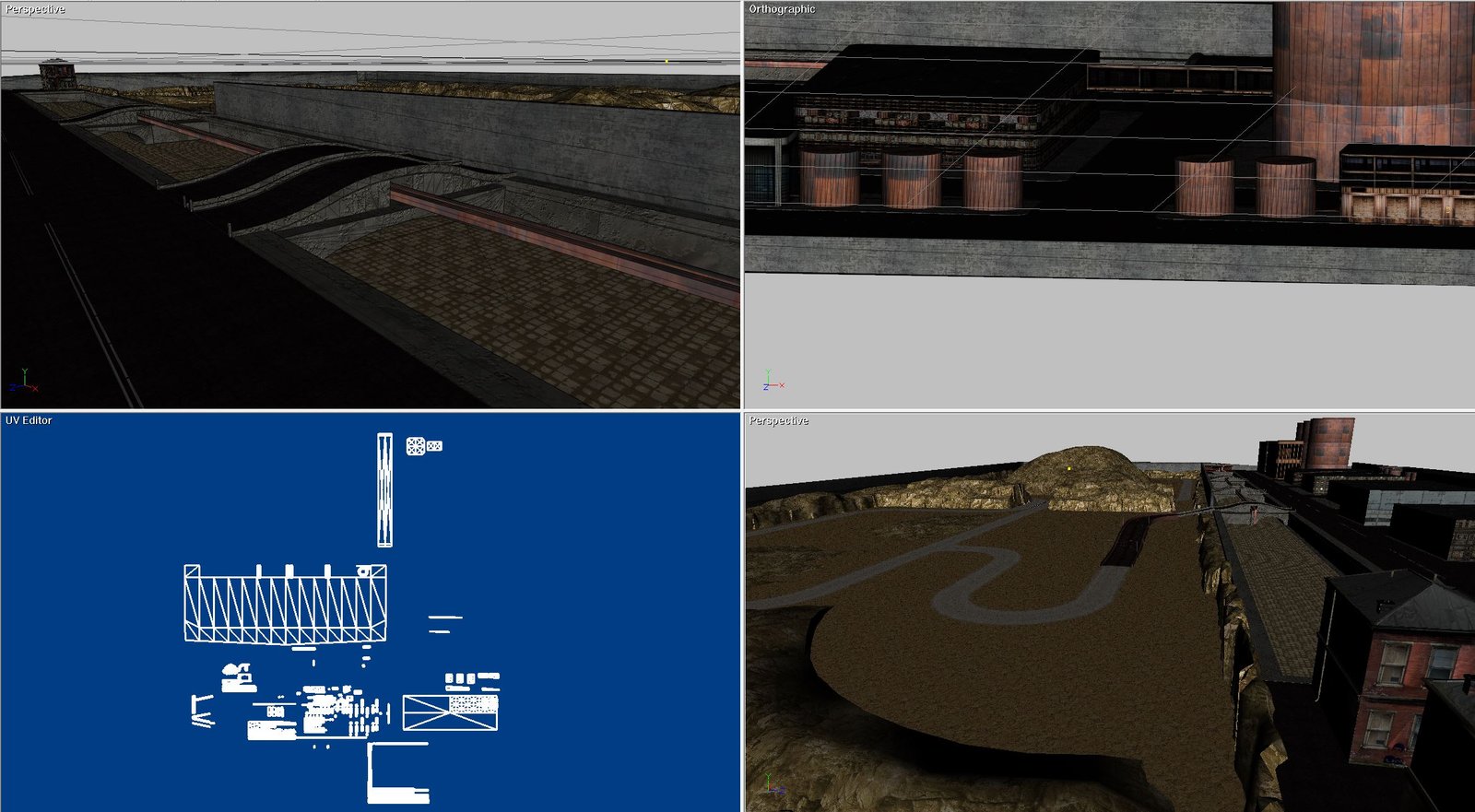 Direct X Small City Model