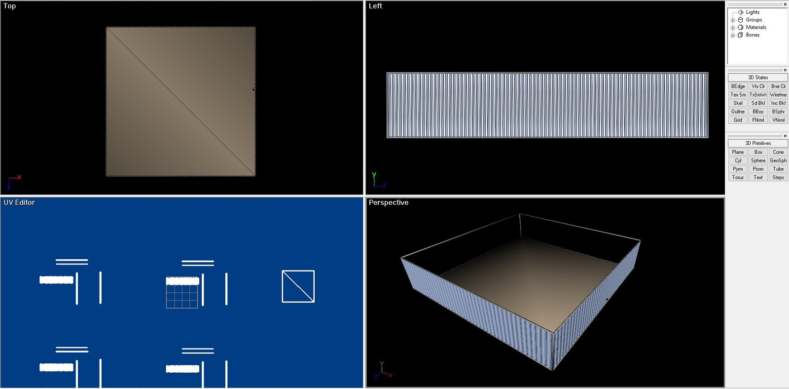 Shipping container home build 3D model