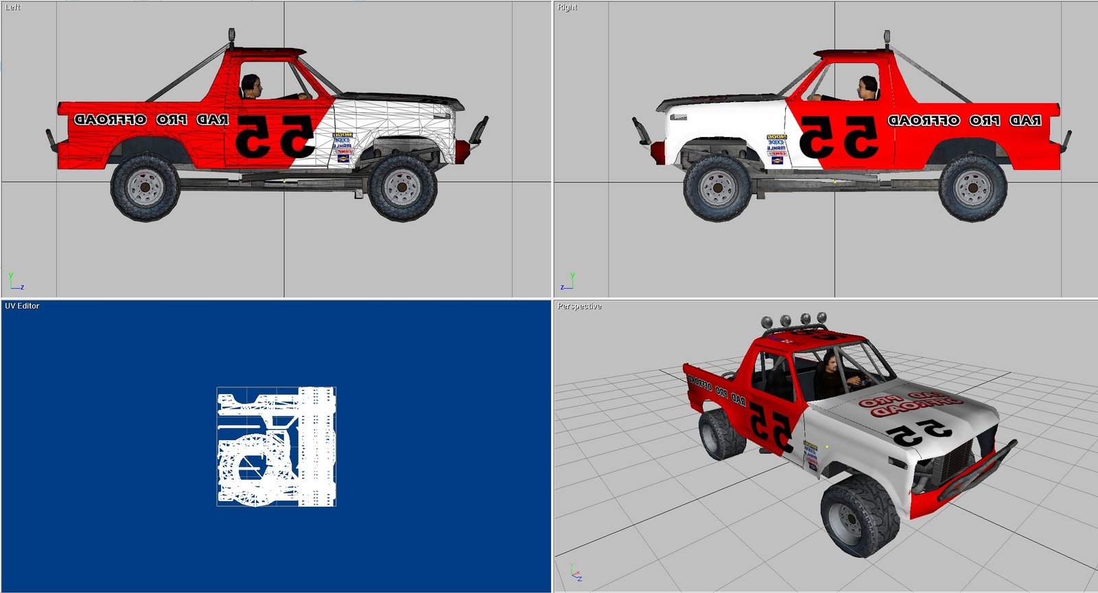 Direct X Truck models NO-01 through NO-05