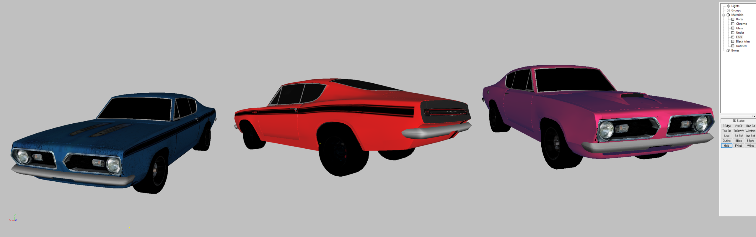Plymouth Barracuda – 3D Model