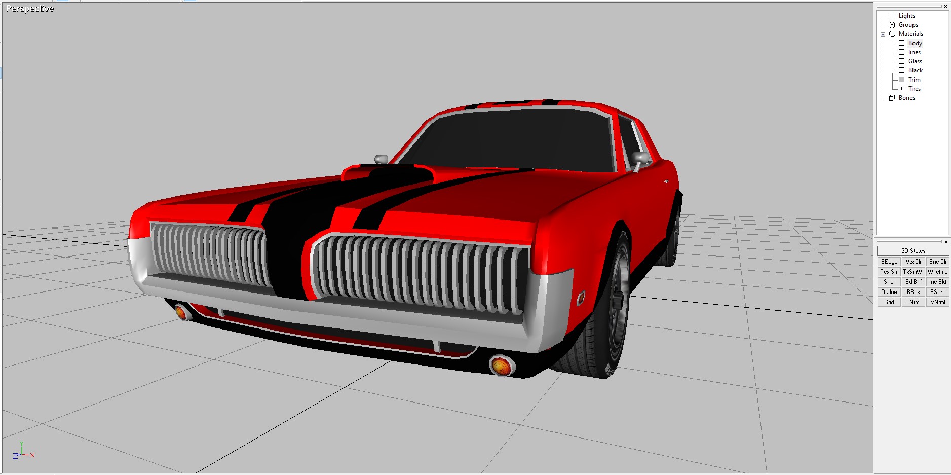 1972 Mercury Cougar sports car